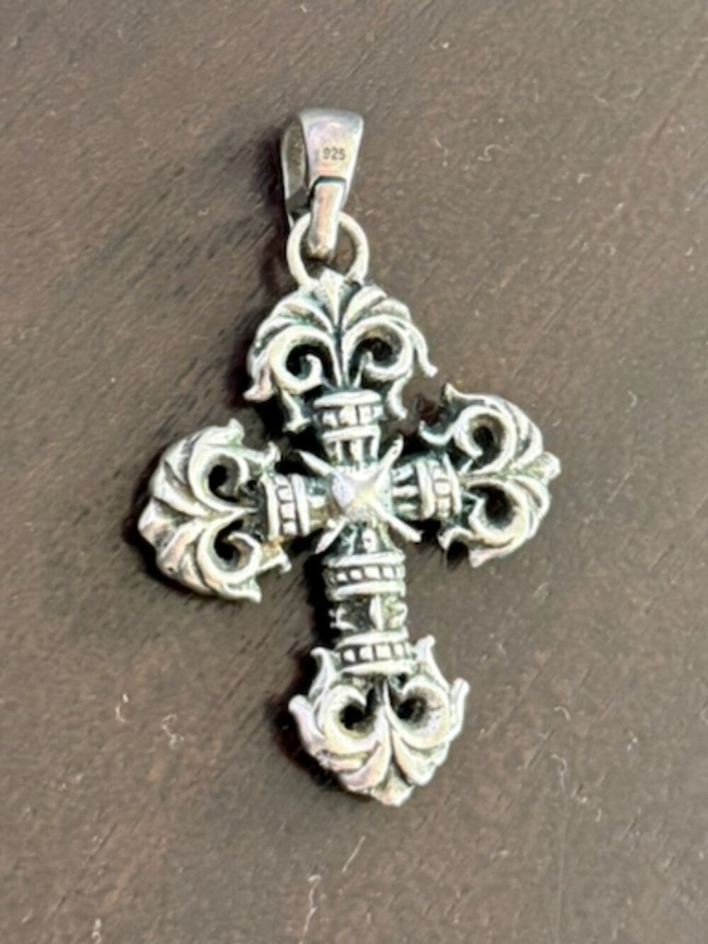 925 silver cross pendant